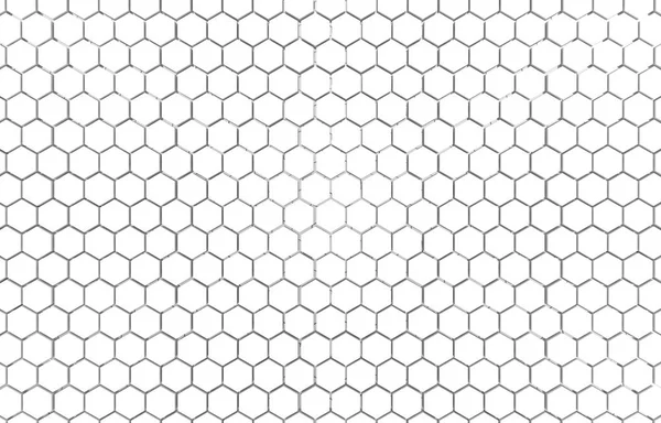 Duo Tone Hexagon Bakgrundsstruktur Rendering Illustration Futuristiska Abstrakt Bakgrund — Stockfoto