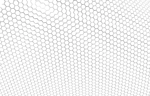 Duo Tone Hexagon Hintergrundtextur Darstellung Futuristischer Abstrakter Hintergrund — Stockfoto