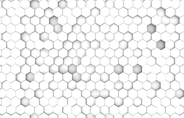 Duo Tone Hexagon Hintergrundtextur Darstellung Futuristischer Abstrakter Hintergrund — Stockfoto