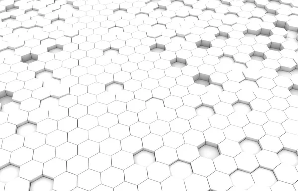 Duo Tone Hexagon Hintergrundtextur Darstellung Futuristischer Abstrakter Hintergrund — Stockfoto