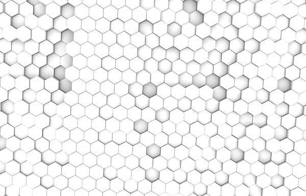 Duo Tone Hexagon Hintergrundtextur Darstellung Futuristischer Abstrakter Hintergrund — Stockfoto