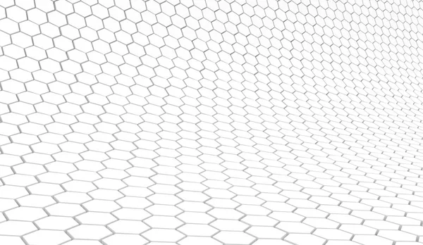 Duo tone hexagon 3D background texture. 3d rendering illustration. Futuristic abstract background.