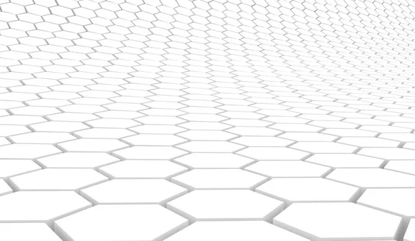 Duo Tone Hexagon Hintergrundtextur Darstellung Futuristischer Abstrakter Hintergrund — Stockfoto