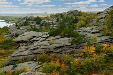 sonbahar dağ manzarası