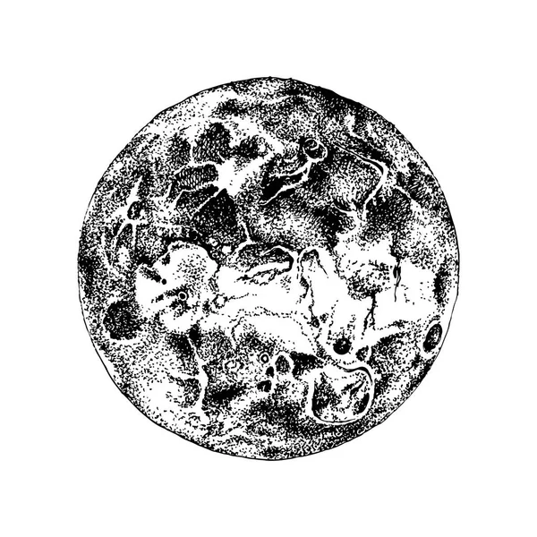 Elle çizilmiş Venüs gezegeni