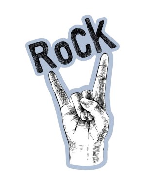 Kabataslak rock işareti jest
