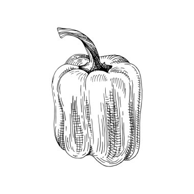 El yapımı tatlı biber.