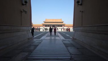 Beijing, Çin - Mar 16, Pekin Yasak Şehir 2018:4 k video