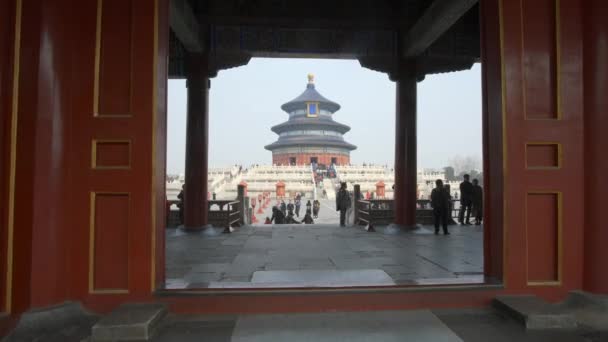 Pechino Cina Mar 2018 Video Del Tempio Del Cielo Pechino — Video Stock
