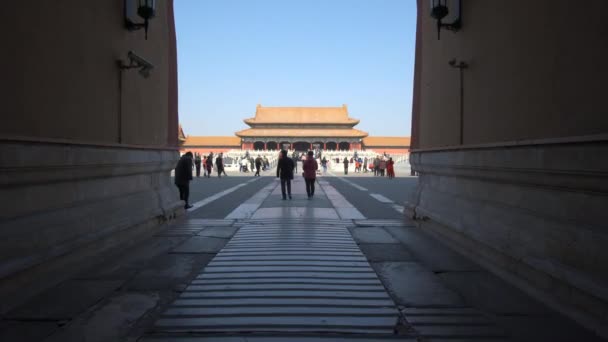 北京の紫禁城の 2018 ビデオ 月します — ストック動画