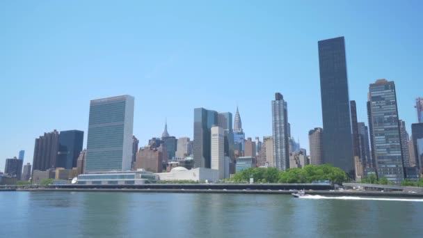 New York Usa Května 2018 Pohybu Záběr Panoramatu Midtown New — Stock video