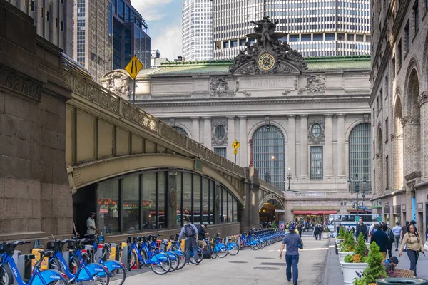 Widok na Grand Central Terminal w Midtown Manhattan — Zdjęcie stockowe