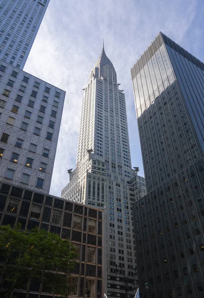 Veduta del Chrysler Building di New York — Foto Stock