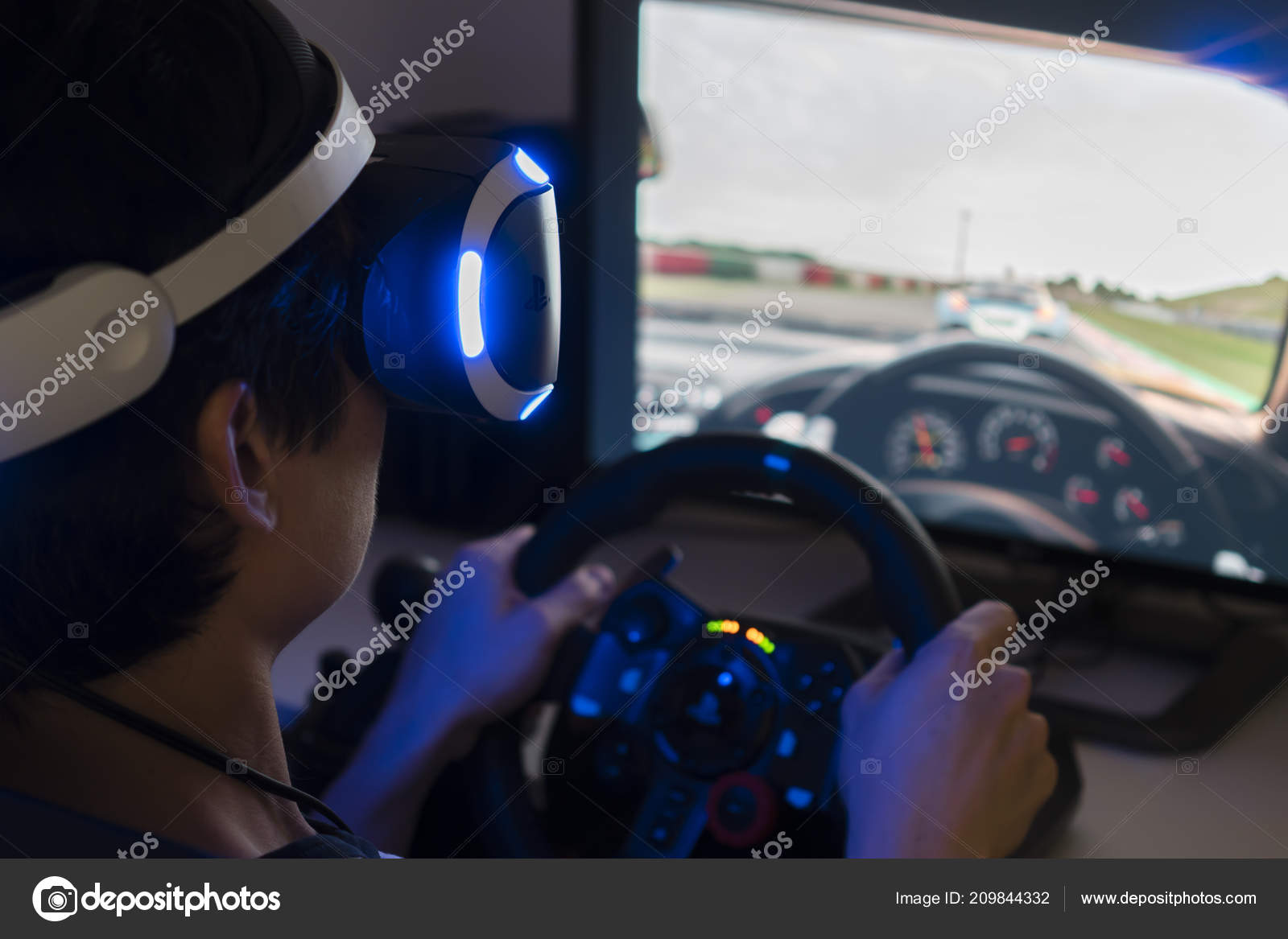 playstation vr racing wheel