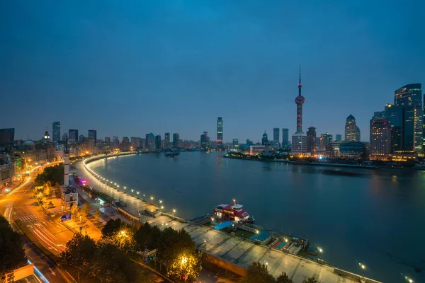 Shanghai bij zonsopgang — Stockfoto