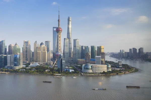Lujiazui gebied van Shanghai — Stockfoto