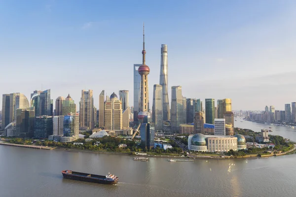 Lujiazui área de Xangai — Fotografia de Stock