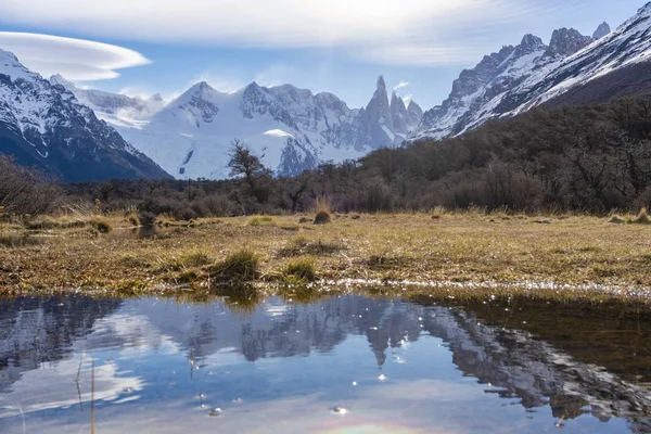 Montagne Cerro Torre au Parc National Los Glaciares en Argentine — Photo