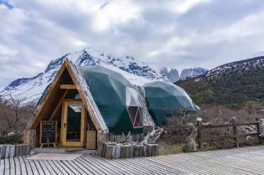 Torres del Paine Milli Park Şili'deki Ecocamp