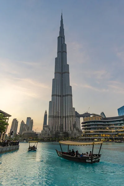 Burj Khalifa Promenade en bateau — Photo
