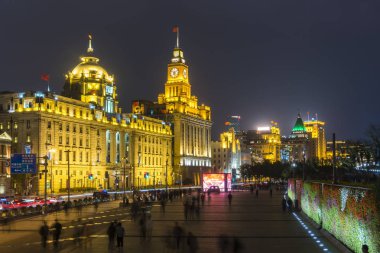 Shanghai Bund görünümünü