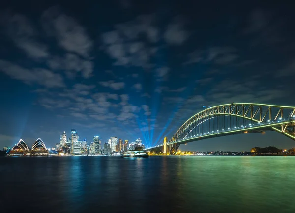 Sydney CBD e Harbour Bridge — Fotografia de Stock