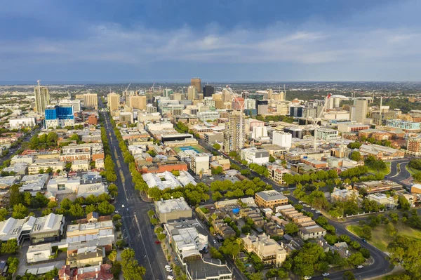 Avustralya'daki Adelaide havadan görünümü — Stok fotoğraf