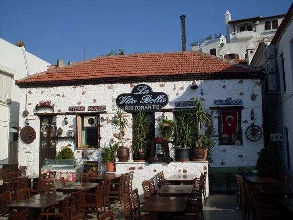 Europa Dorfstil Cafe — Stockfoto