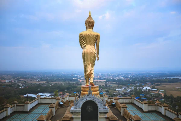 Buddha Gehhaltung Wat Phra Khao Noi Nan Thailand — Stockfoto