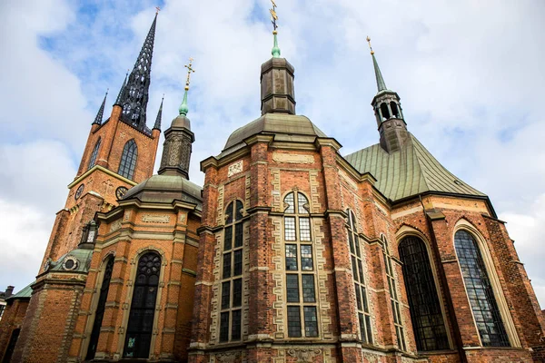 Riddarholm Church Igreja Funerária Dos Monarcas Suecos Estocolmo Suécia — Fotografia de Stock