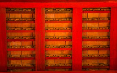 Tay tapınak çatı, çini ve aşıkları Wat gösterilen yapısını 