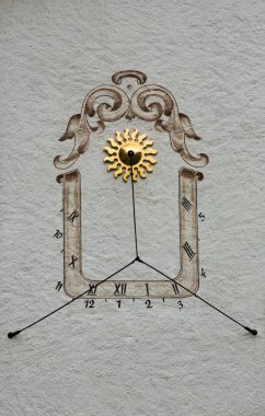 Sundial - Murren, İsviçre