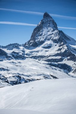 Blue Sky ile Matterhorn - Zermatt, İsviçre