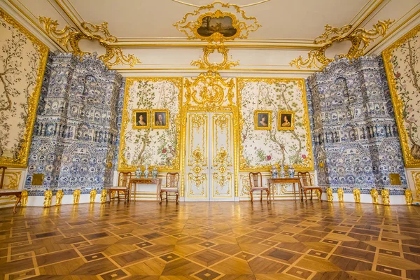 Catherine Palace, detalle interior - San Petersburgo, Rusia — Foto de Stock