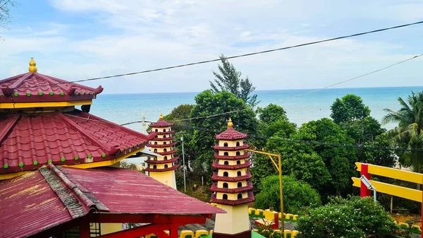 Budhist Temple Sea — Stock Photo, Image