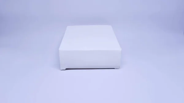 Caixa Branca Pequena Para Fins Celebração Todos Anos — Fotografia de Stock