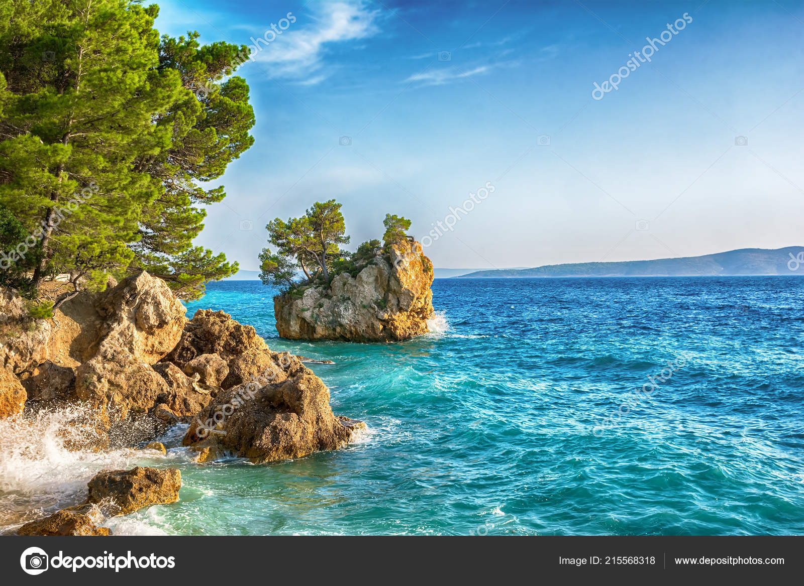 Bellissima Spiaggia Punta Rata Brela Riviera Makarska