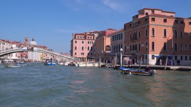 Venice, İtalya - 23 Mart 2018: Güzel manzara mimari Venedik