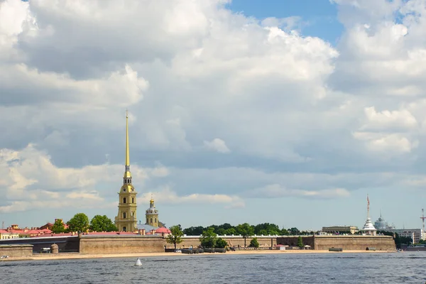 Панорама Петропавловской Крепости Санкт Петербурге Россия — стоковое фото