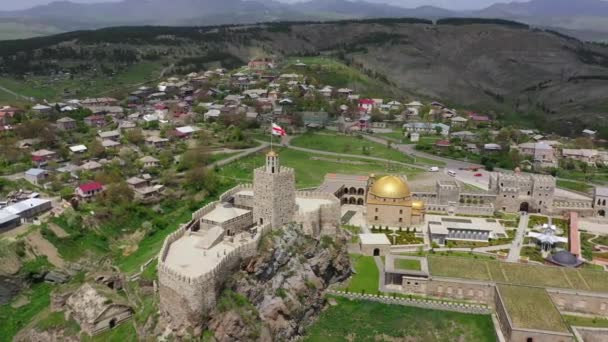 Panorama Del Castello Rabati Rabat Fortezza Una Grande Fortezza Nella — Video Stock