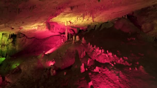 Caverna Carste Oeste Geórgia — Vídeo de Stock