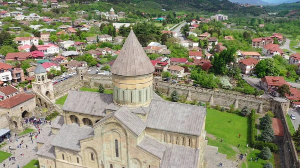 Svetitskhoveli Katedrali havadan görünümü