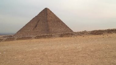 Egypt. Pyramid of Menkaure in Giza.