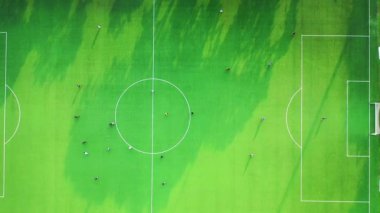 Futbol sahasının en üst görüntüsü