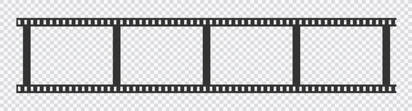 Film şeridi model ikonu izole edildi. Vektör illüstrasyonu