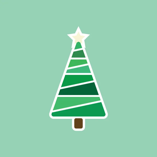 Árbol de Navidad icono vector eps — Archivo Imágenes Vectoriales