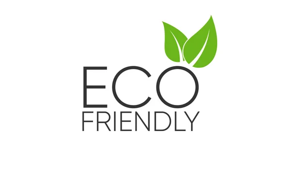 Yeşil ECO çıkartmaları. Çevre Dost Ortamı