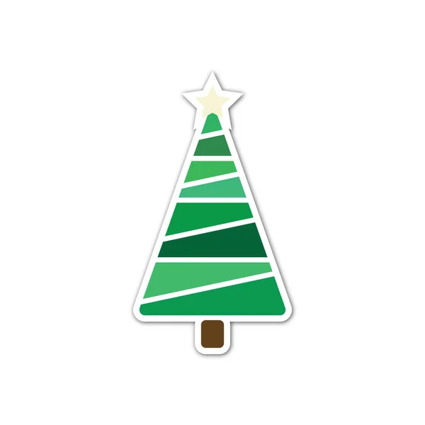 Weihnachtsbaum-Icon-Vektor eps — Stockvektor