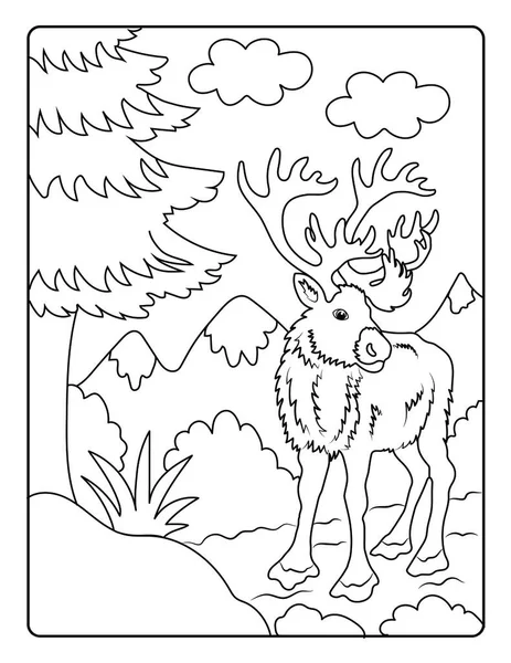 Christmas Coloring Page for Kids. Download this cute and adorable Christmas Coloring Page with decorations. Happy, Cheerful holiday-themed.