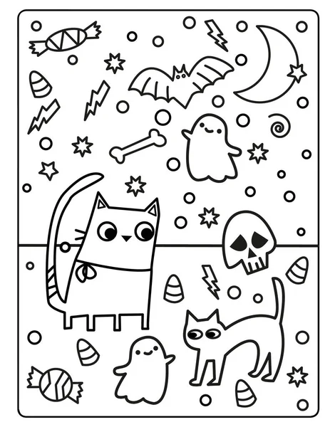 halloween coloring page stock photos royalty free halloween coloring page images depositphotos